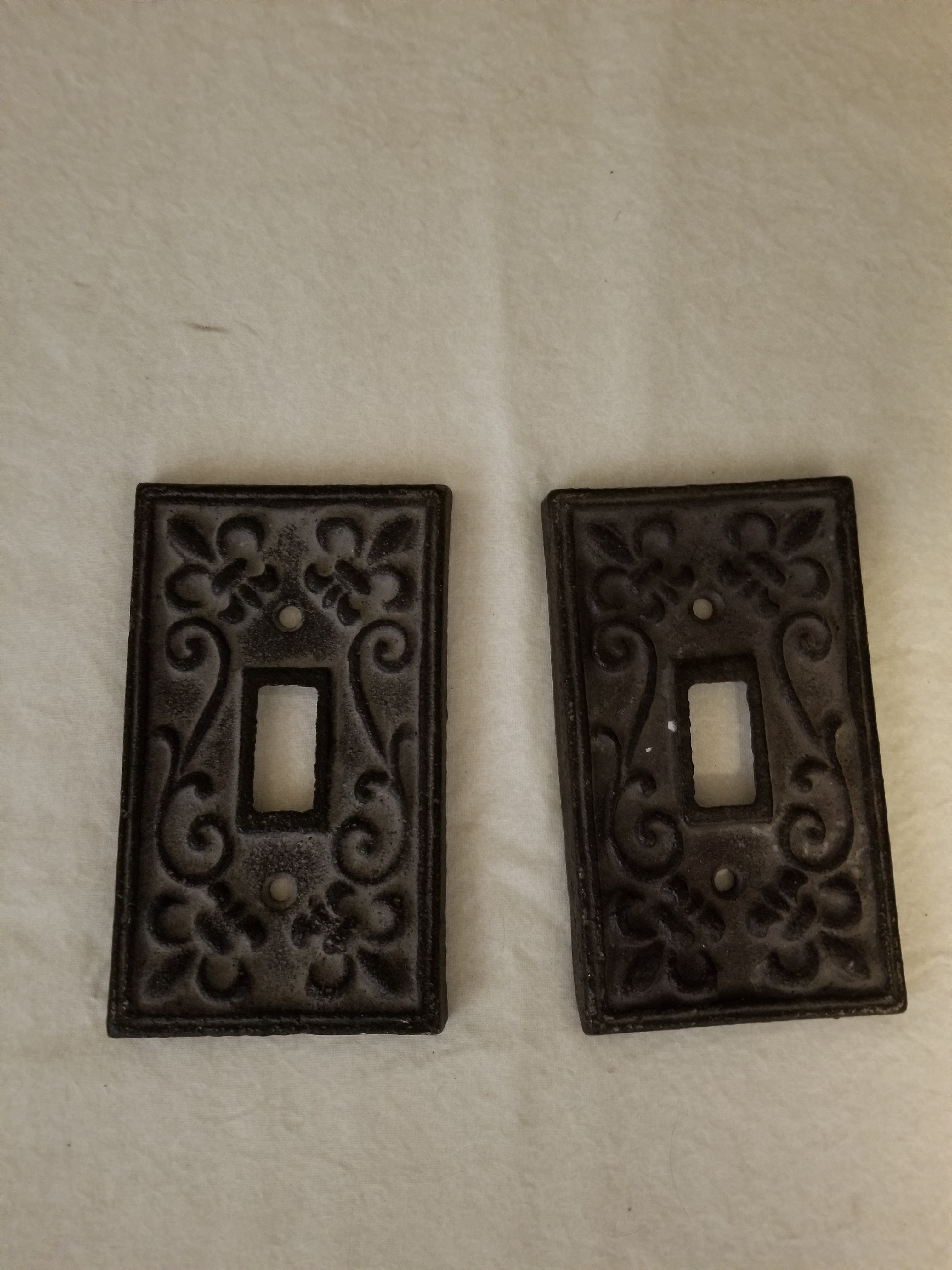 Cast iron light switch covers The Creative Shed