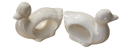 2 Ceramic Duck napkin holders -Set of two ceramic duck napkin holders in good condition- The Creative Shed -  