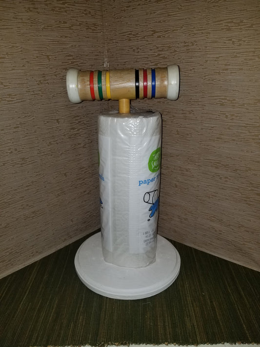 Croquet paper towel holder
