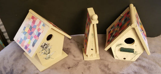 Set of 3 birdhouses