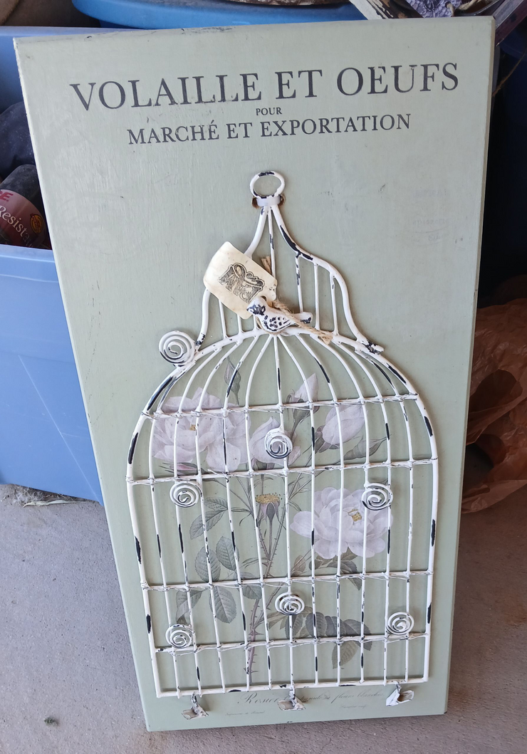 Birdcage wall decor
