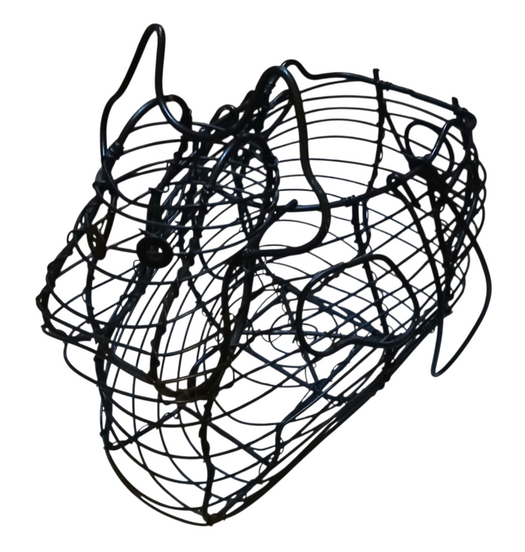 Wire dog egg basket