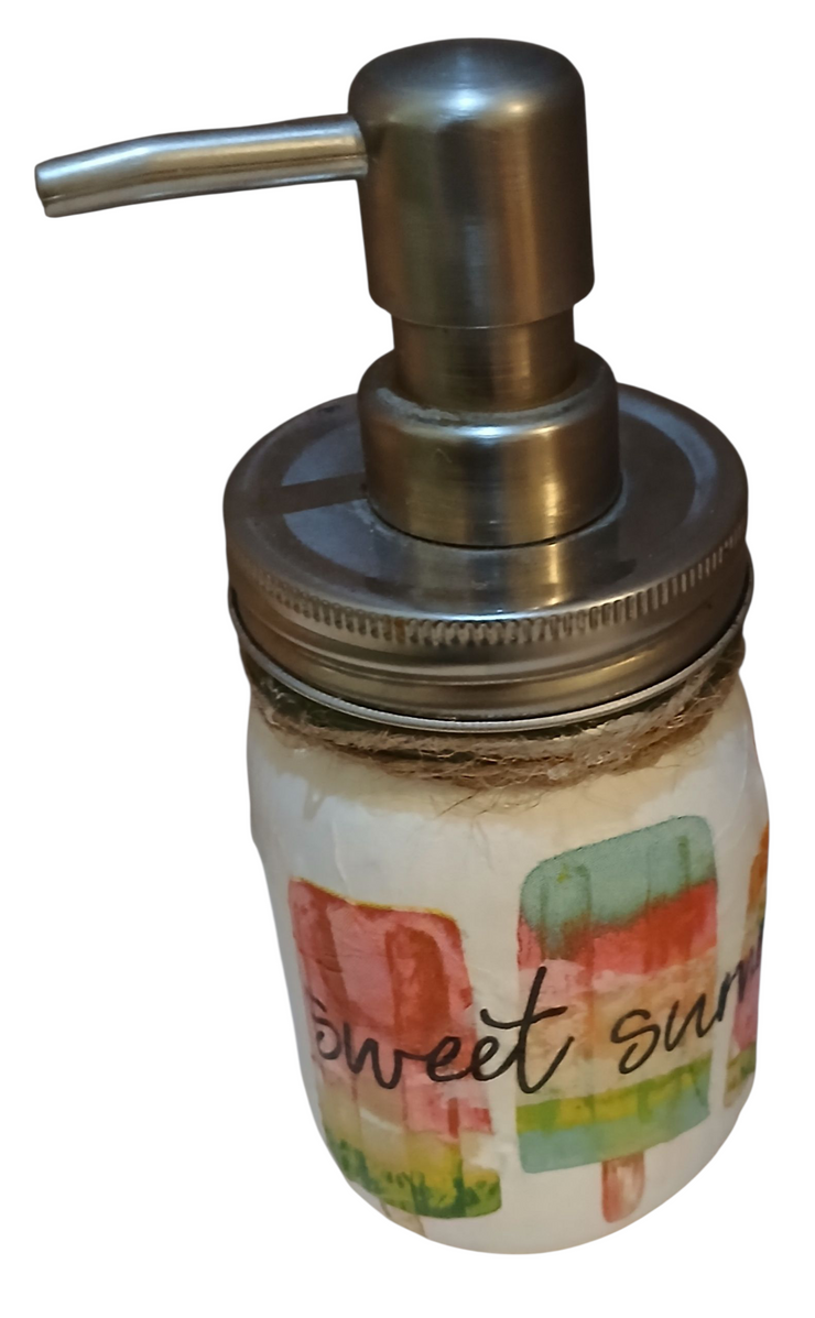 Pint soap dispenser