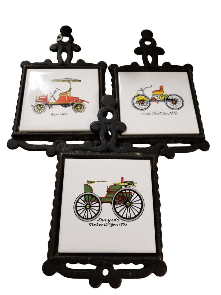 Antique car trivets