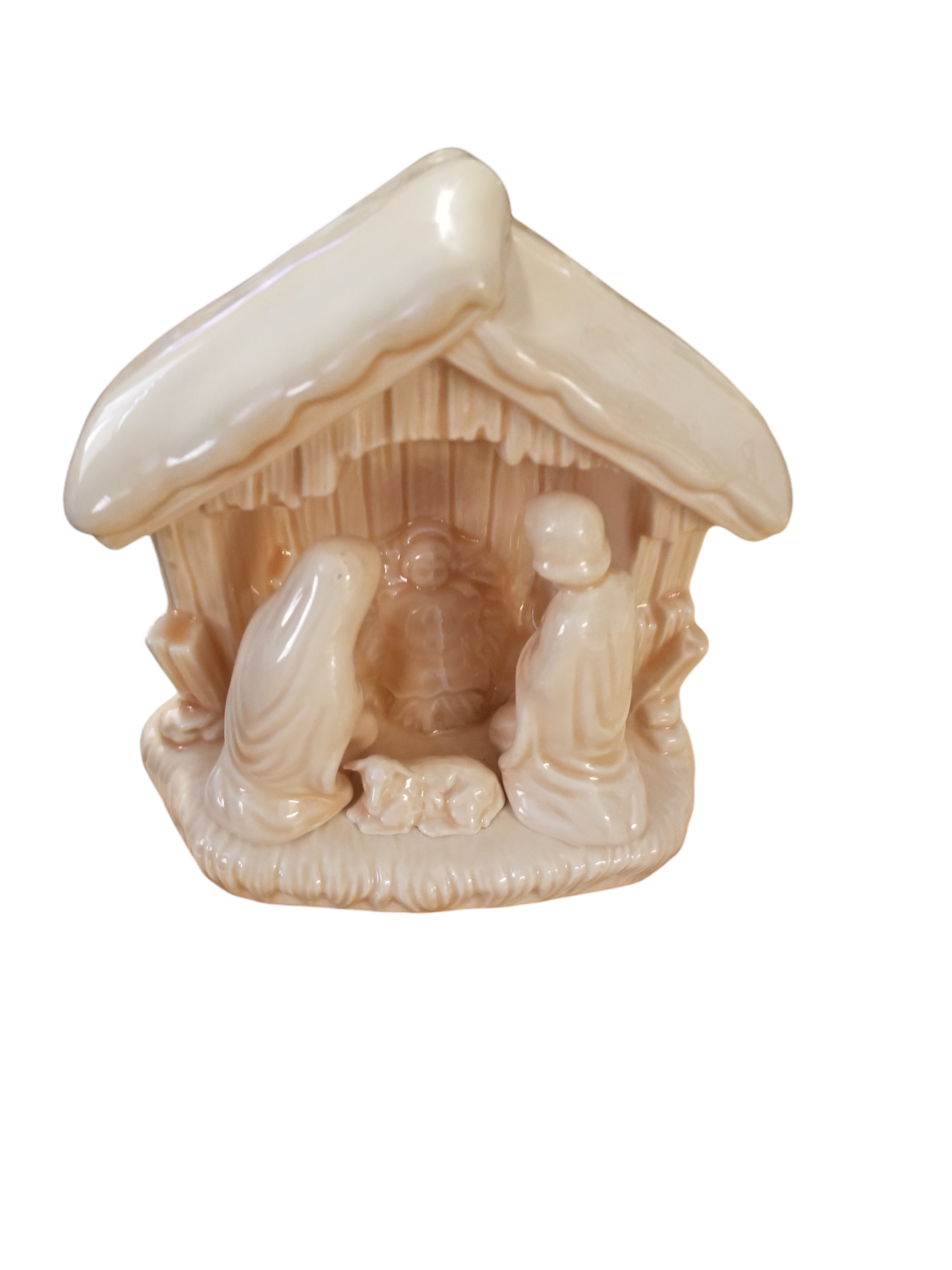 Ceramic musical Nativity