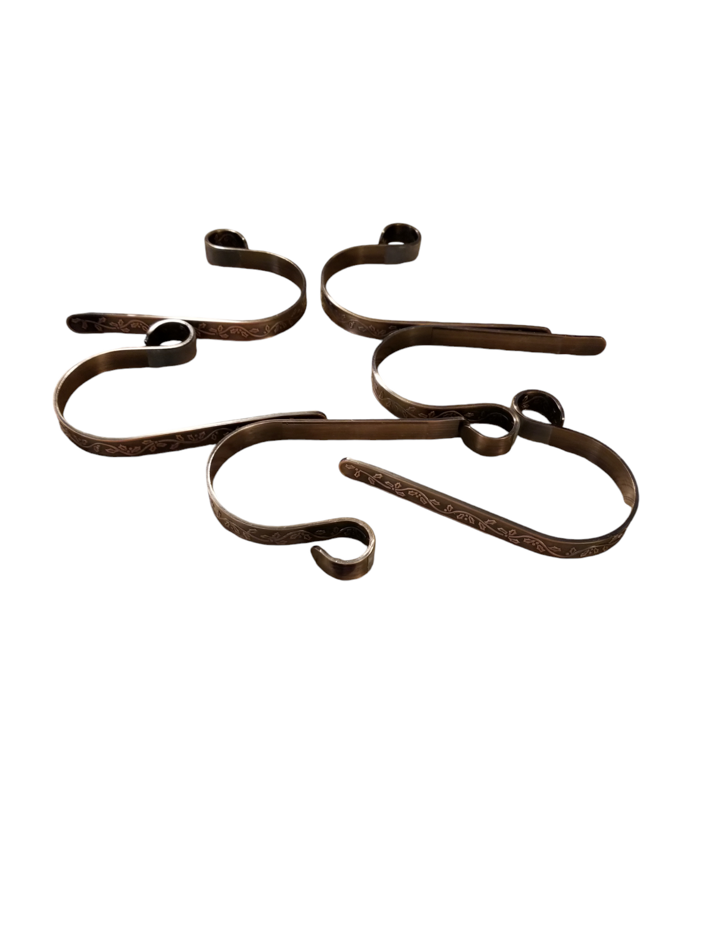 Metal mantel hooks