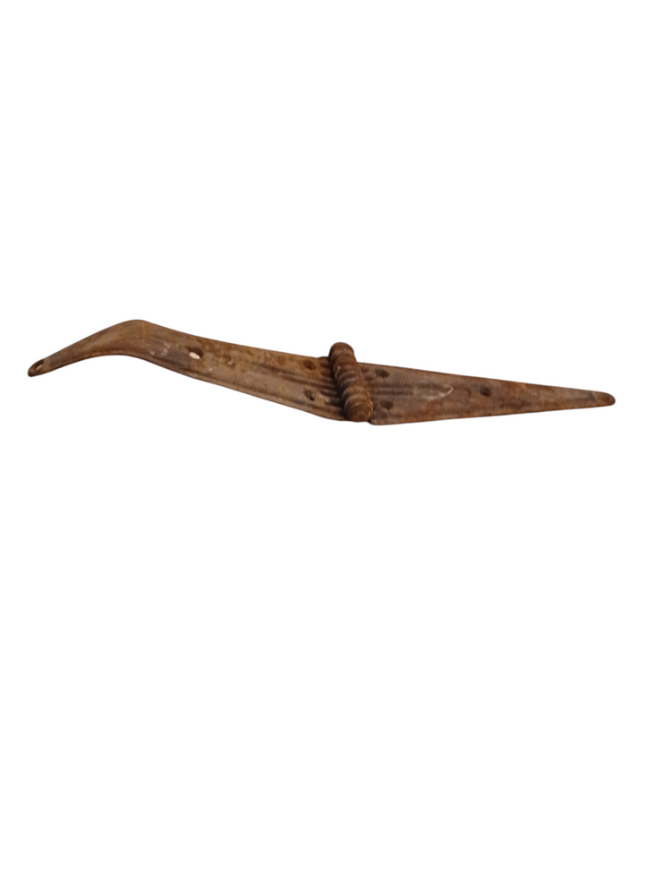 Old iron hinge