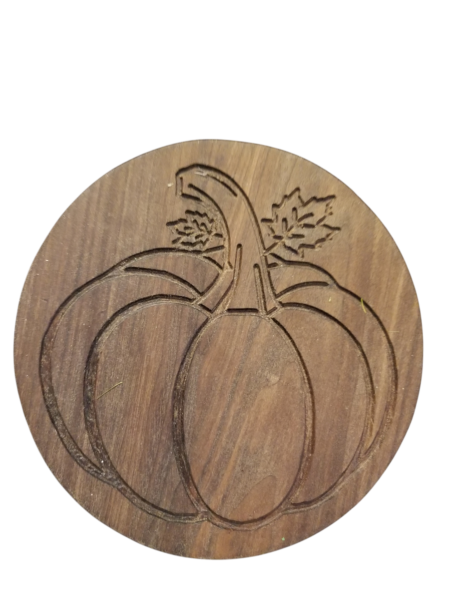 Wooden pumpkin wall decor