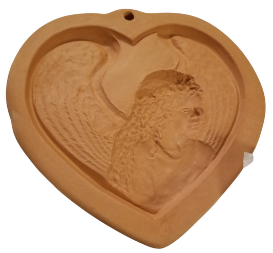 Terra Cotta Cookie Mould/Angel3