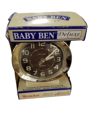Retro Baby Ben clock with lens- The Creative Shed - The Creative Shed - Baby Ben clock in box - 