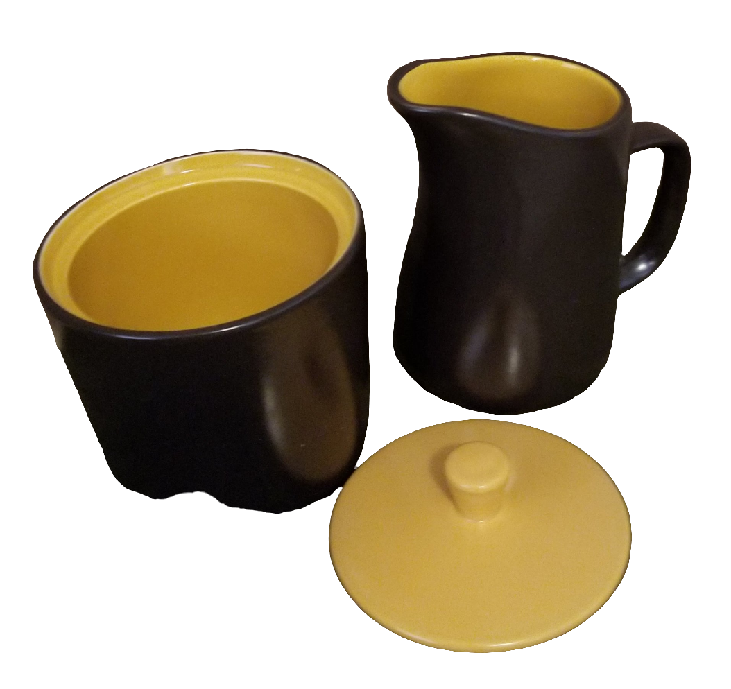 Makisa Creamer and Sugar bowl