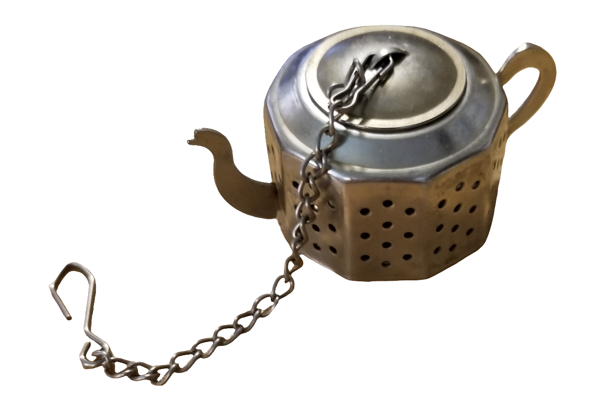 Small metal tea pot diffuser