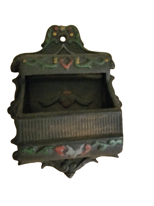 Cast iron match holder