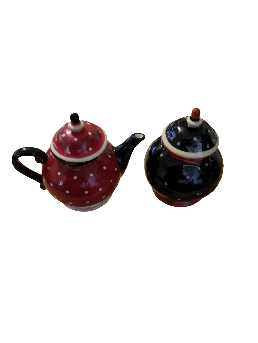 Certified International teapot creamer and Sugar bowl