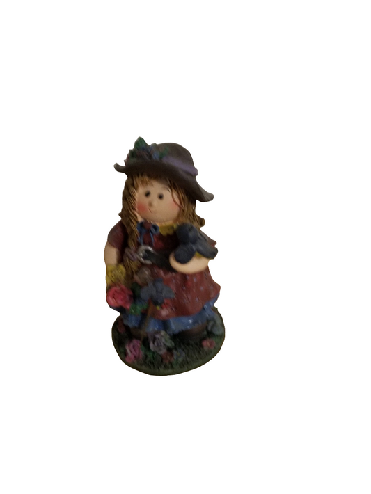 Resin girl figurine