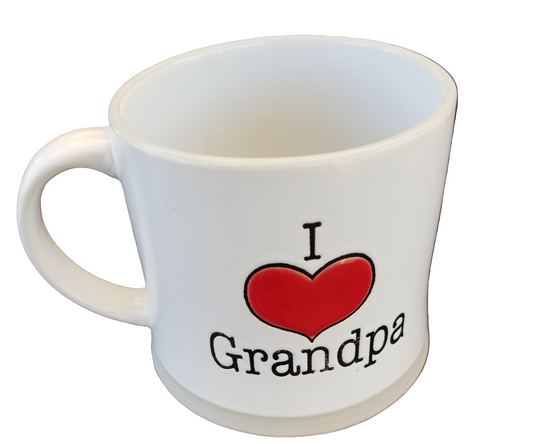 I Love Grandpa coffee cup