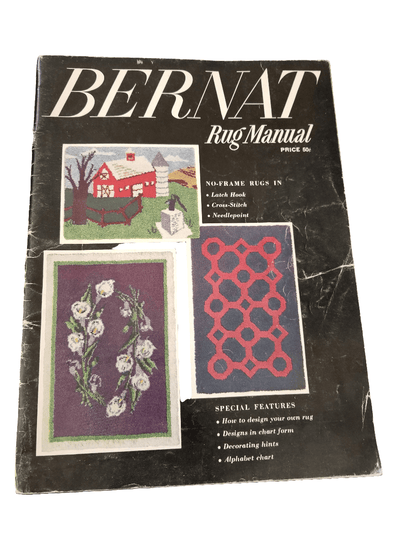Bernard rug manual paperback book - The Creative Shed - Bernard Rug Manual paperback book cover - 