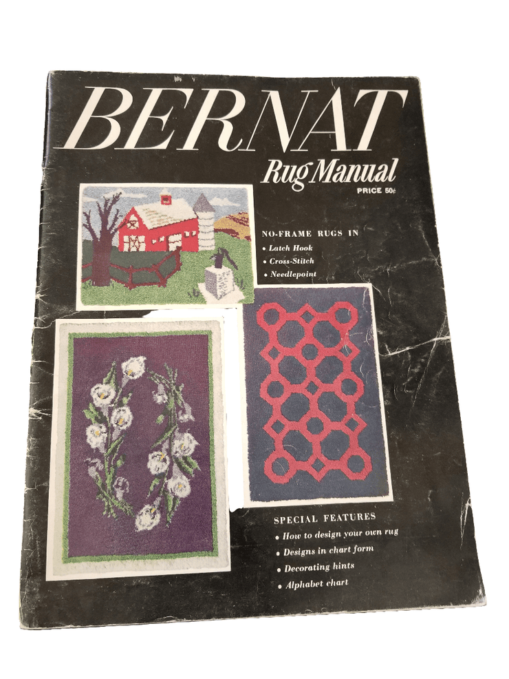 Bernard rug manual paperback book - The Creative Shed - Bernard Rug Manual paperback book cover - 