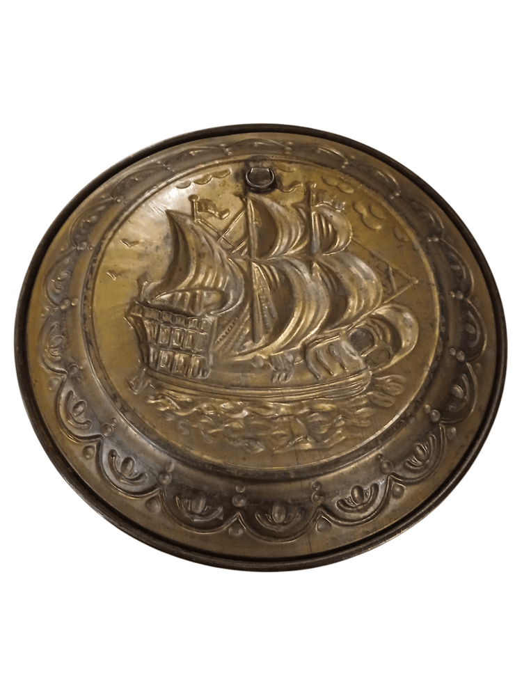 Brass ship wall decor - The Creative Shed - Decor - The Creative Shed - Brass ship wall decor - 