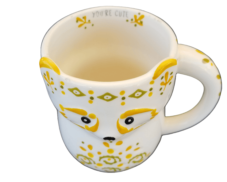 Ceramic raccoon mug with cute animal design - The Creative Shed - Ceramic Raccoon cup - 