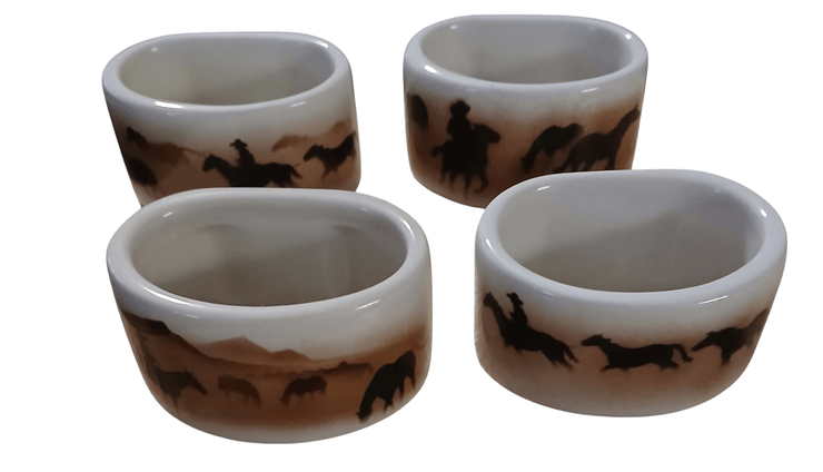 Ceramic western napkin rings - The Creative Shed - The Creative Shed - Ceramic western napkin rings - 