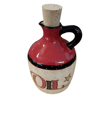 Certified International oil container. - The Creative Shed -Certified International ceramic oil container - 