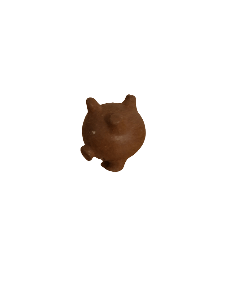 Clay Good Luck pig - The Creative Shed - Handmade clay pig symbolizing good fortune and charm - 