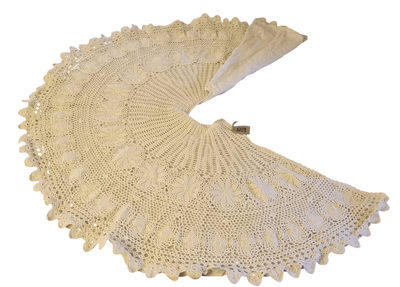 Crochet cotton tree skirt - The Creative Shed - The Creative Shed - Crochet cotton tree skirt - 