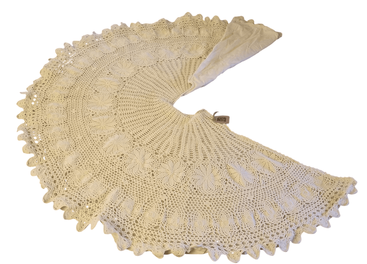 Crochet cotton tree skirt - The Creative Shed - The Creative Shed - Crochet cotton tree skirt - 