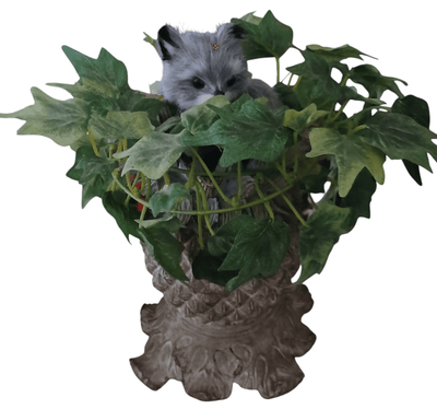 Fox on candle stand - The Creative Shed - The Creative Shed - Fox on candle stand - 