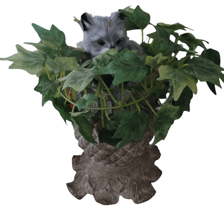 Fox on candle stand - The Creative Shed - The Creative Shed - Fox on candle stand - 