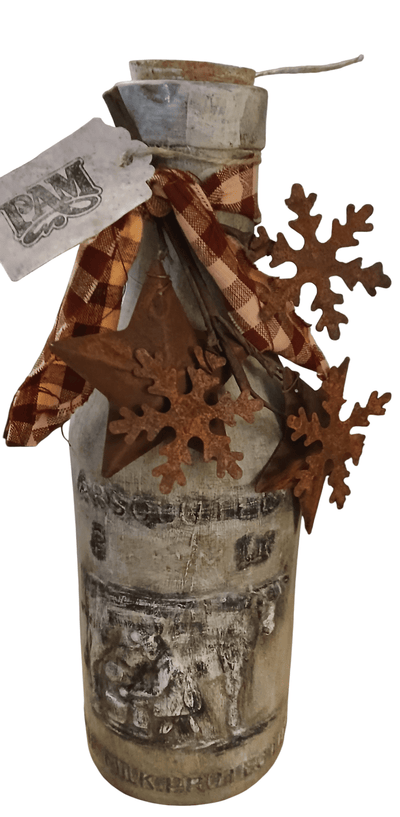 Glass bottle country decor - The Creative Shed - The Creative Shed - Glass bottle country decor - 