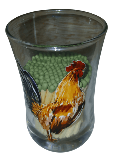 Juice glass with matches - The Creative Shed - The Creative Shed - Juice glass with matches - 