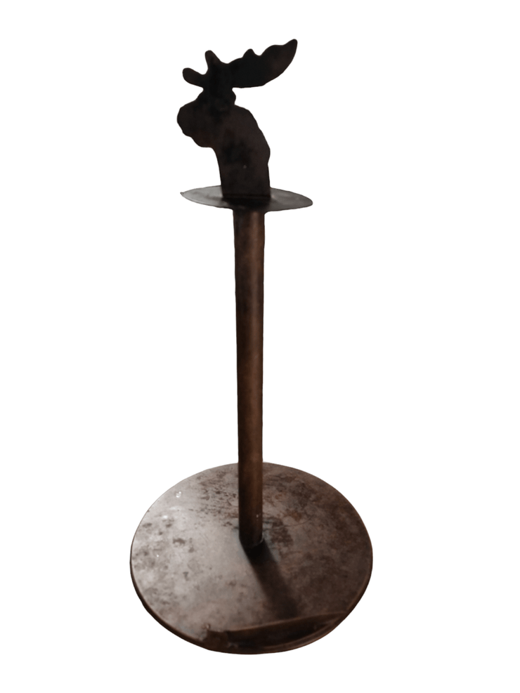 Moose paper towel holder - Rustic Moose Paper Towel Holder for Countertop & Table Use – Farmhouse Kitchen Organizer - 