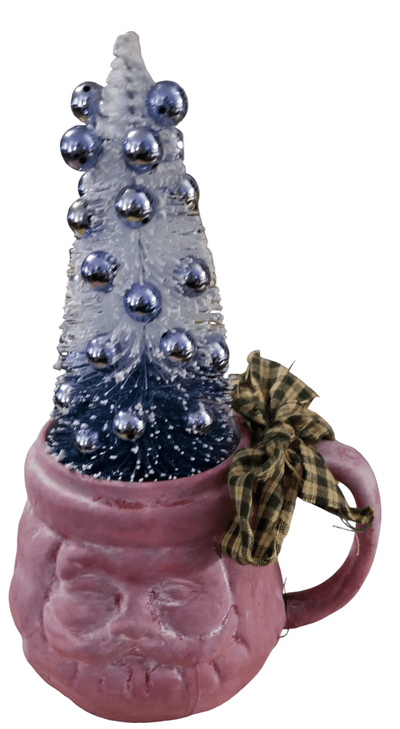 Painted Santa Mug decor - The Creative Shed - The Creative Shed - Painted Santa Mug decor - 
