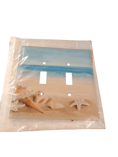Plastic beach themed light switch cover - The Creative Shed - The Creative Shed - Plastic beach themed light switch cover - 