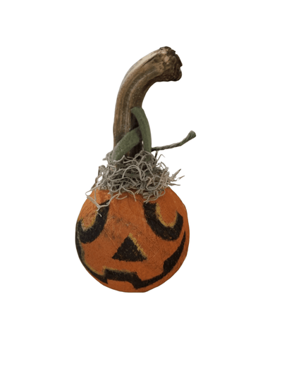 Decorative smooth pumpkin accent - The Creative Shed