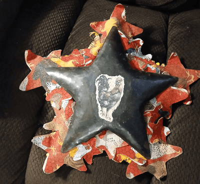 Rooster star decor - The Creative Shed - The Creative Shed - Rooster star decor - 