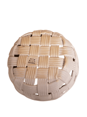 Slovenia white clay basket - The Creative Shed - The Creative Shed - Slovenia white clay basket - 