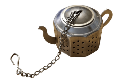 Small metal tea pot diffuser - The Creative Shed - Reusable metal tea infuser for tea pots - 