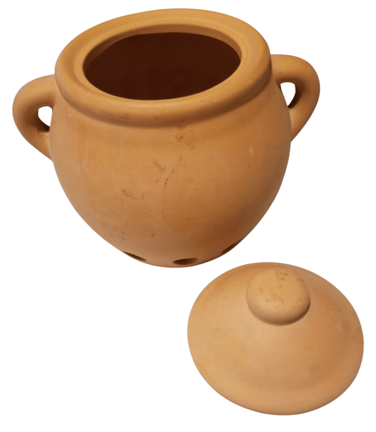 Terracotta Garlic Pot - The Creative Shed - Decor - The Creative Shed - Terracotta Garlic Pot - 