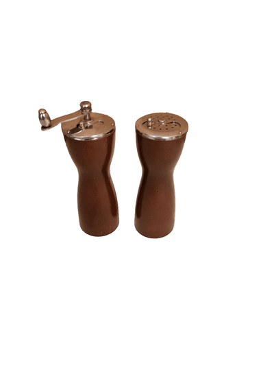 Vintage wood Salt & Pepper shakers - The Creative Shed - Vintage wood salt and pepper shakers set - 