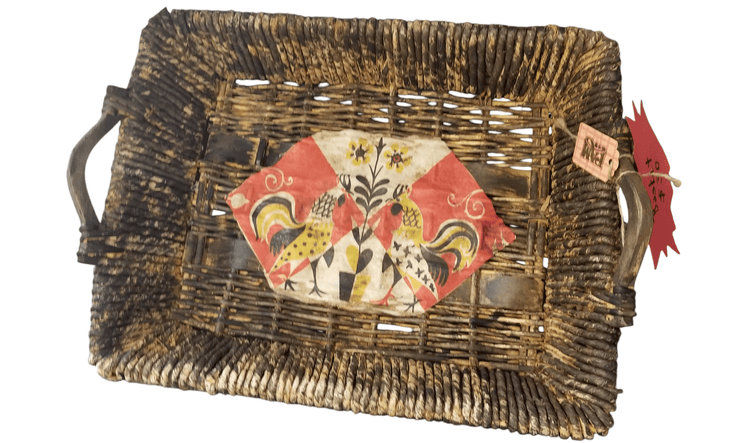 Wicker basket/tray - The Creative Shed - The Creative Shed - Wicker basket/tray - 