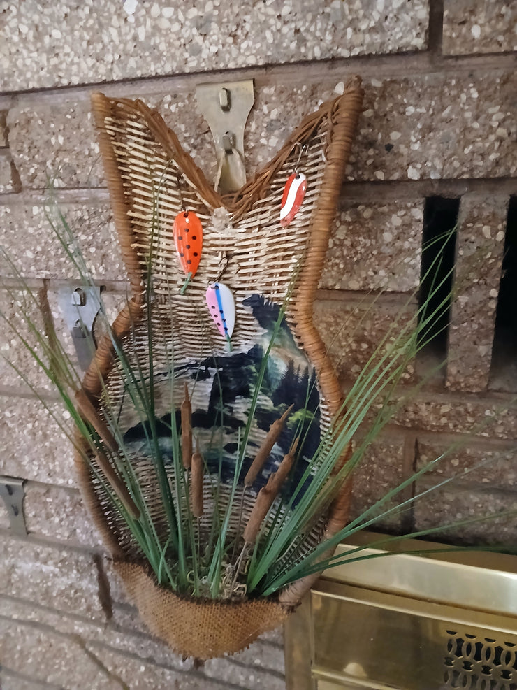 Wicker fish wall decor - The Creative Shed - The Creative Shed - Wicker fish wall decor - 