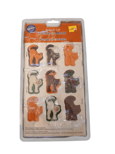 Wilton Cat lollipop mold - The Creative Shed - Candy moulds - The Creative Shed -  -  - Wilton Cat lollipop mold - 