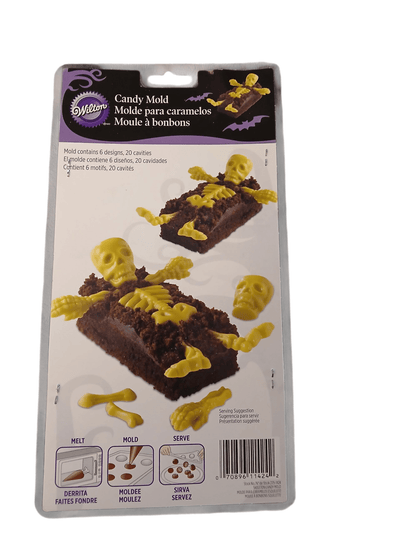 Wilton Skeleton in ground candy mold - The Creative Shed - Candy moulds - The Creative Shed -  -  - Wilton Skeleton in ground candy mold - 