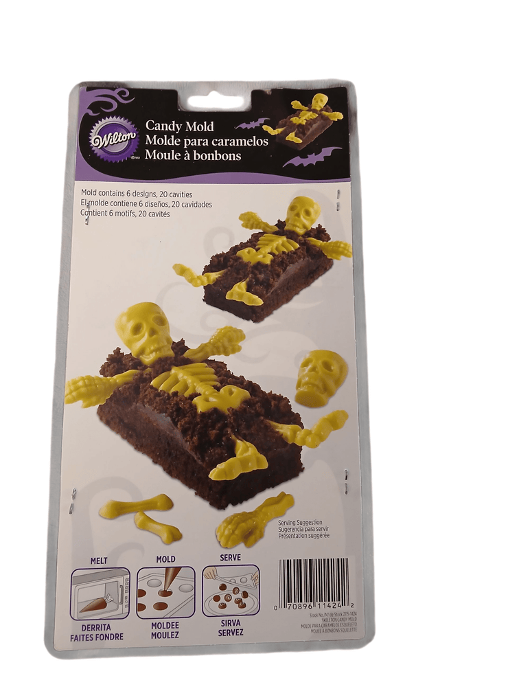 Wilton Skeleton in ground candy mold - The Creative Shed - Candy moulds - The Creative Shed -  -  - Wilton Skeleton in ground candy mold - 