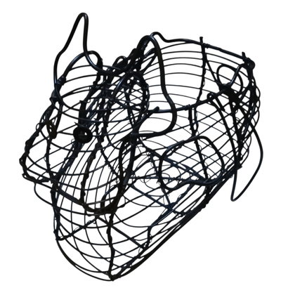Wire dog egg basket - The Creative Shed - The Creative Shed - Wire dog egg basket - 