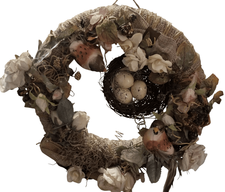 Wreath with Birds - The Creative Shed - The Creative Shed - Wreath with Birds - 